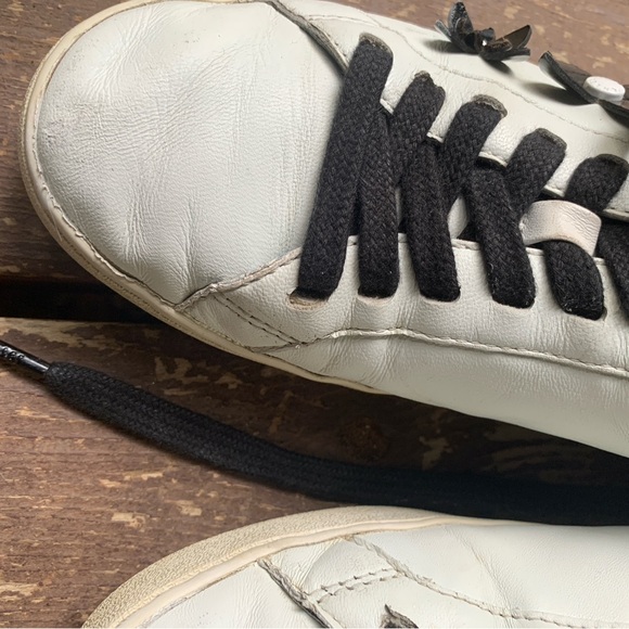 Michael Kors Lola Womens Black and White Casual Sneaker Size 8 - Picture 10 of 11